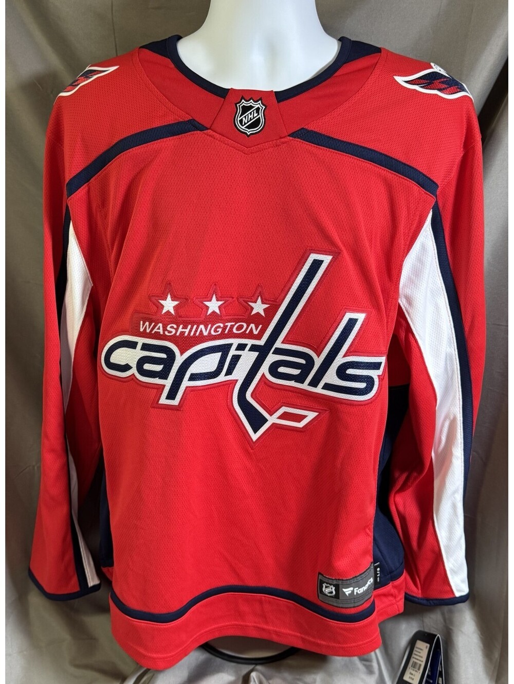 Niklas Backstrom Washington Capitals Red Breakaway Jersey Fanatics Men's XL NWT